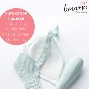 Venta al por mayor Crocus 100% Sujetador de lactancia de seda para las mujeres de tamaño sedoso suave Modal sin costuras Logo Copa suaves acolchados de maternidad sólido - Product Image 2