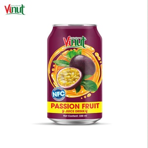 Pour Boissons en Conserve OEM 330ml Certifiées Halal, Jus de Fruit de la Passion Fraîchement Pressé, Lait Aromatisé à la Pomme, Glucose – Vente Directe Usine - Product Image 1