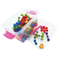Jouet éducatif pour enfants Blocs de construction en plastique PP en forme de fleur de prunier pour la salle de classe - Inspirez la créativité des enfants de 5 à 7 ans Unisexe PLOMA