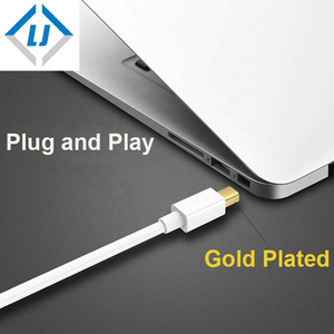 LJ alta velocidad 4K 60HZ Mini <span class=keywords><strong>DisplayPort</strong></span> <span class=keywords><strong>a</strong></span> <span class=keywords><strong>HDMI</strong></span> 1080p Cable de <span class=keywords><strong>audio</strong></span>/video completo 1080P - Product Image 2