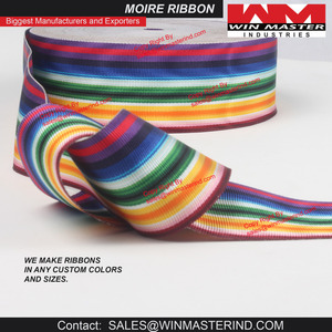 Ruban français personnalisé professionnel en gros-grain, garnitures de ruban personnalisées à vendre - Product Image 2