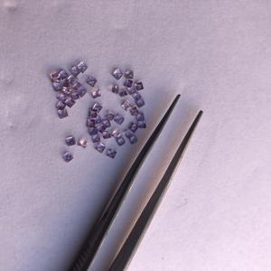 Cabujón de piedras preciosas sueltas de corte cuadrado de piedra amatista púrpura Natural de 3mm en línea al mejor precio de fábrica al por mayor en línea India Regular - Product Image 2