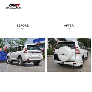 GBT Prado <strong>150</strong> BODY KIT PP MATERIAL REAR BUMPER LIP <strong>SPOILER</strong> YEAR 2016 for Auto Parts Prado Fj150 - Product Image 2