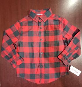 Chemises en flanelle décontractées à manches longues pour adolescents, de marque haut de gamme, en surplus, à boutons, unies, en coton à séchage rapide - Product Image 1