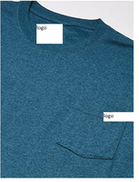 T-shirt à manches courtes pour homme, tricoté, écologique, respirant, anti-plis, séchage rapide, avec logo personnalisé, 50% polyester 50% coton