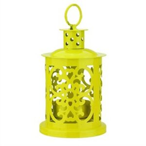 Metal and Glass <b>Lanterns</b> Outdoor Indoor Decorative Metal <b>Lantern</b> Antique Holiday Home <b>White</b> Decorative Metal <b>Lantern</b> - Product Image 5