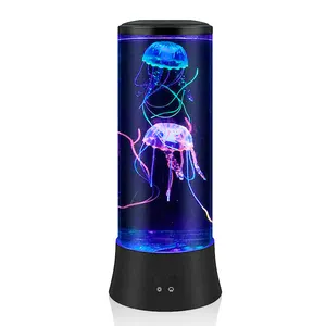 Сделано в Китае, недорогая usb-лампа для медузы, Электрический аквариумный резервуар, океанское настроение, ночной светодиодный светильник