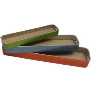 Bandeja artesanal de bambú ecológica hecha a mano para organización de cocina accesorios de almacenamiento de pan y Baguette - Product Image 1