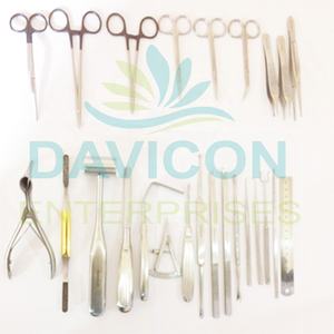 Juego de 25 Instrumentos de Cirugía Plástica y Rinoplastia Manual de Acero Inoxidable - Product Image 2