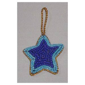 Gorgeous Christmas Blue Star Hanging Home Party Ornament - Product Image 1