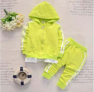 Offre Spéciale survêtements à bandes latérales unies à prix d'usine de haute qualité en polaire pure la plus vendue pour enfants - Product Image 3