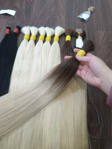 Extensiones de cabello humano sin procesar Remy virgen 100% de alta calidad 30 pulgadas estilo ondulado a granel estirado precio de fábrica al por mayor - Product Image 5