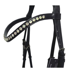 Brida de cuero ostentosa para caballos de carreras Proveedores de productos de caballos de alta calidad - Product Image 5