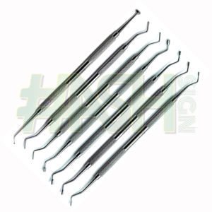 7 Uds. Tapones de amalgama de plástico compuesto Dental, instrumentos de llenado restaurativos de cavidad pulidora - Product Image 1