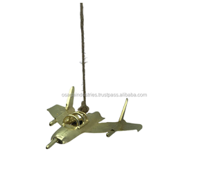 Negro JET avión forma Navidad decoración miniatura ornamento colgante de árbol de Navidad Decoración - Product Image 2