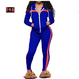 Survêtement de sport en polyester pour femme, ensemble de 2 pièces, Slim Fit, Slim, veste à capuche - Product Image 4