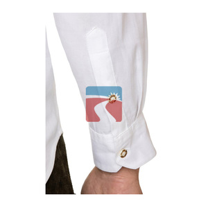 เสื้อเชิ้ตผ้าฝ้ายลายสก็อตสไตล์ไทโรลแบบดั้งเดิมของออสเตรียสำหรับเทศกาล Oktoberfest พร้อมกระดุมรูปเขาสัตว์ (เสื้อเชิ้ตสำหรับเทศกาล Oktoberfest) - Product Image 3