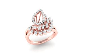 Anillo solitario certificado por DEF, Diamante incoloro, moissanita, diseño de aspecto fino, impresionante diseño, entrega en todo el mundo - Product Image 5