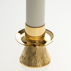 Juego de portavelas florales de aluminio con acabado de plata, portavelas decorativo de alta calidad, BASSIC, 2 unidades - Product Image 6