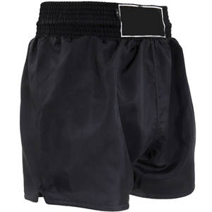 กางเกงชกมวย MMA คุณภาพสูง สวมใส่สบาย ไซส์ใหญ่ สำหรับผู้ชายและผู้หญิง สไตล์มวยไทย สีและโลโก้ปรับแต่งได้ วัสดุโพลีเอสเตอร์ - Product Image 1