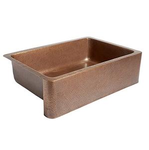 Fregadero de Cocina de Cobre Martillado de Diseño Único para Casas de Campo, Fregadero de Cocina para Villas de Lujo - Product Image 4