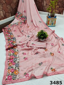 Festival desgaste Sari de seda con pieza de blusa las mujeres indias usan barato precio bajo al por mayor Surat - Product Image 5