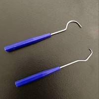 Cure-dent jetable dentaire portable, crochet de tirage, sonde métallique pour nettoyer les dents, fil dentaire |   Embout de cure-dent