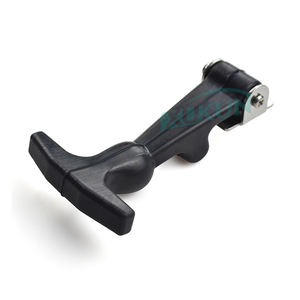 XK709 T型手柄橡胶柔性拉锁，适用于工具箱/冷却器/高尔夫球车/农业机械-黑色 - Product Image 4