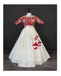 Lehenga — coton pur amplifié, avec glands faits à la main, avec un haut de gamme, livré avec un intérieur en micro coton, exportation royale - Product Image 1