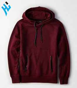 Pull à capuche pour hommes, logo personnalisé de haute qualité, surdimensionné, vierge, mode Streetwear, rouge, à la mode, collection - Product Image 3