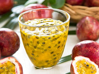 GEZOND VRIESTROOGE PASSIEFRUITPUREE MET ZADEN 100% NATUURLIJK VERS KLAAR OM TE ETEN //Nicky