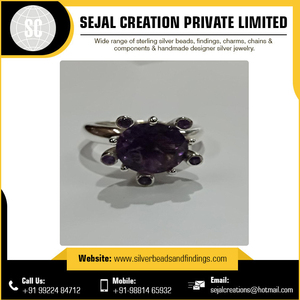 Fabricante de Anillos de Plata de Ley 925 con Piedras Preciosas Naturales al por Mayor - Product Image 4
