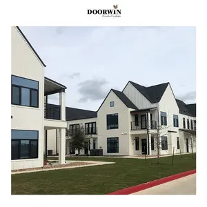 Doorwin komersial Texas proyek case custom made windows murah double glazed casement tile turn windows