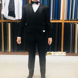 Traje de lana 100% Tela transpirable Cómodo y elegante - Product Image 2