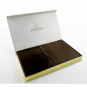 High Quality Magnet Closure Packaging Box with Food Packaging Cushion Pad for Chocolate Bar Paperboard