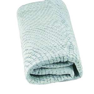 Edredón de Algodón Indio Hecho a Mano, Diseño Geométrico Marrón Claro, Uso en las Cuatro Estaciones, Lavable, para Hoteles y Hogar, Marca Kaushal - Product Image 2