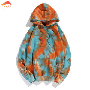 Custom Design Men's hoodie for autumn winter spring custom <b>tie</b> <b>dye</b> embroidery graphic printing on chest plus size men <b>hoodies</b> - Product Image 5