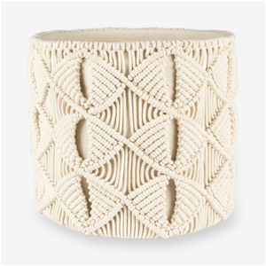 Vente en gros de panier de rangement en macramé toutes saisons de style bohème disponible en différentes tailles pour la décoration murale Isar International - Product Image 1