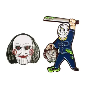 Custom Zacht Email Stamped Movie Clown Horror Pin Badges