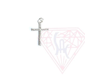 Unisex Christian Holy Cross Shape <b>Pendant</b> Sterling Silver Gold Plated Wire Wrapped Agate CZ <b>Birthstone</b> Bezel Setting Boho Style - Product Image 5