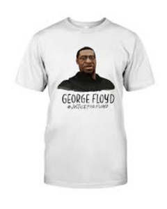 T-shirt en coton imprimé George Floyd, respirant, unisexe, grande taille adulte, antibactérien, séchage rapide - Product Image 4