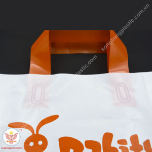 Thân thiện với môi trường có thể tái chế LDPE <span class=keywords><strong>PVC</strong></span> đáy phẳng gusset siêu thị túi nhựa Vòng mềm xử lý Logo tùy chỉnh triển lãm bán buôn - Product Image 6