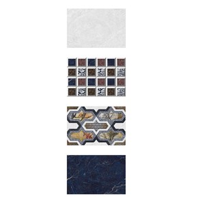กระเบื้องเซรามิก300x450mm ลายใบไม้และสีขาวมันวาวสูง - Product Image 3