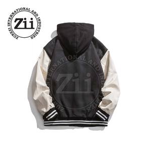 Veste Letterman pour hommes, taille XL, nouveaux vêtements d'hiver coupe-vent, col à capuche, tissu léger à la mode, service OEM disponible - Product Image 2