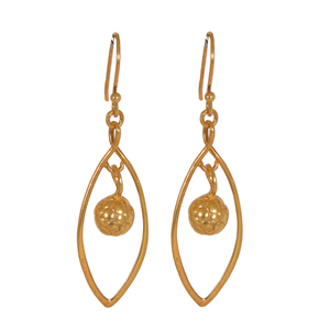 Stunning Masterpiece 925 Sterling <b>Silver</b> <b>Dangle</b> <b>Earrings</b> Plain <b>Silver</b> & Gold Plated with Pearls for Weddings & Gifts - Product Image 1