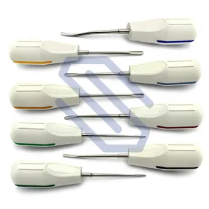 Elevadores de extracción de raíces quirúrgicas de luxación de plástico, herramientas de laboratorio de cirugía Oral, juego de 8 Uds. - Product Image 2