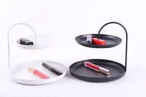 Vente en gros de porte-assiettes en fer à 2 niveaux pour hôtels et restaurants, porte-assiettes décoratifs pour mariage - Product Image 2