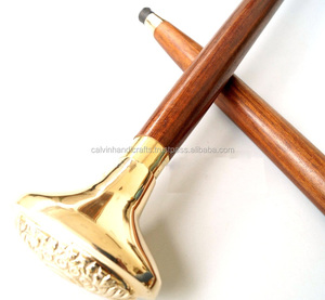 Brass Walking Stick Handle Designer Antique Style Cane Wooden Walking Stick Nautical Cane 36" Gift for Mom Dad . - Product Image 6