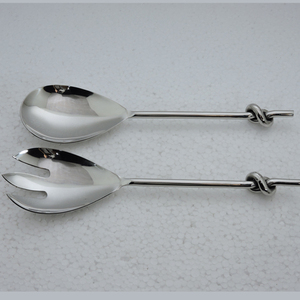 Pierre marbre multifonctionnelle et acier inoxydable, avec plaqué or, ustensiles de cuisine multifonctions de restaurant, serveur de salade - Product Image 5