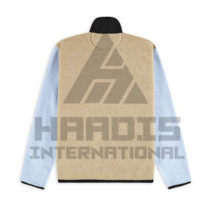 <b>Sherpa</b> Bomber <b>Jacket</b> <b>Men</b> White Blanket Soft <b>Sherpa</b> Fleece Heavy Weight <b>Jacket</b> Fleece Full Zipper Coat - Product Image 3